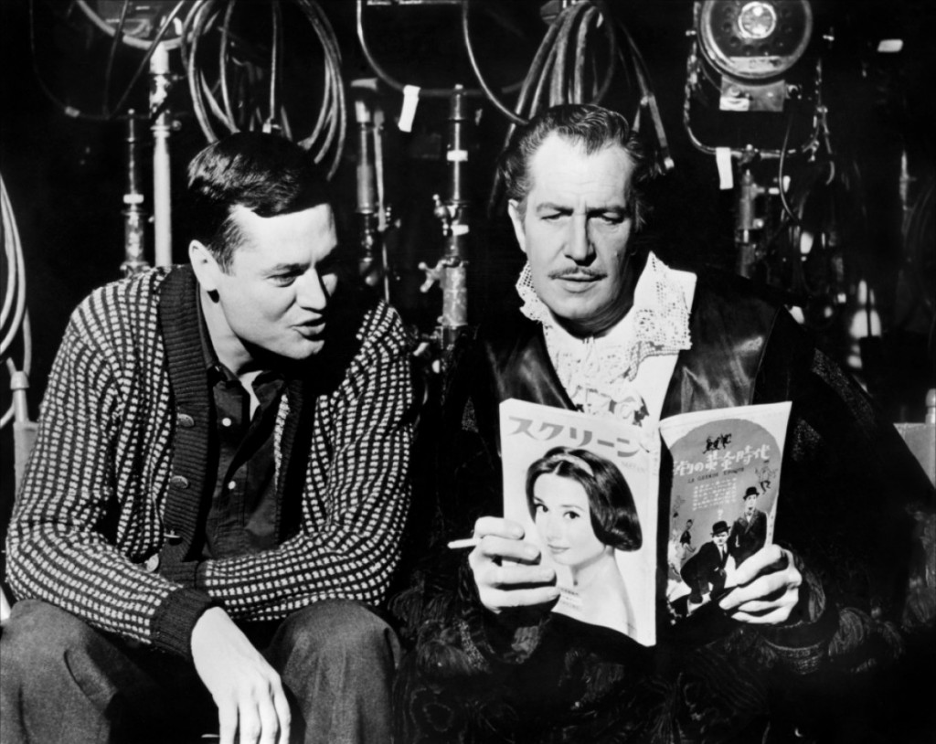 roger-corman-and-vincent-price-on-the-set-of-fall-of-the-house-of-usher2