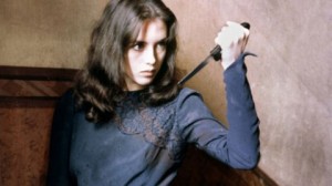 Isabelle Adjani brandishes a knife in 1981's Possession
