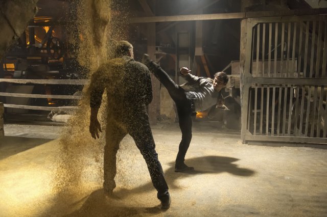 Dolph Lundgren and Tony Jaa in Skin Trade (2014)