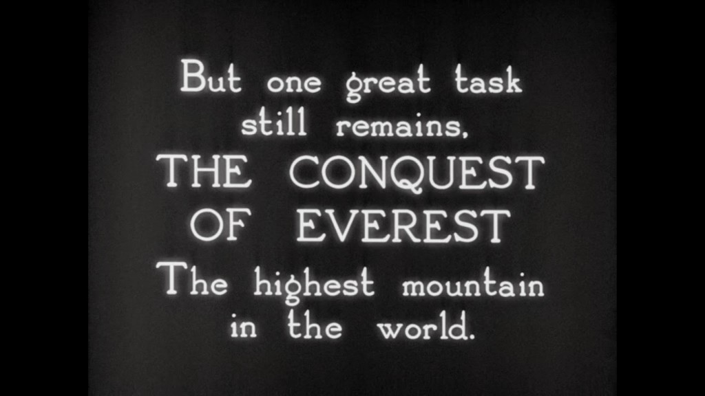 THE EPIC OF EVEREST (1924)