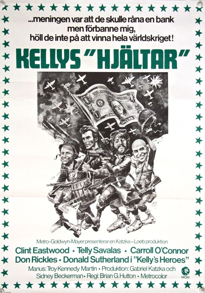 kelly-s-heroes-original-swedish-film-poster-1970-eastwood-savalas-sutherland-jack-davis-art-5261-p