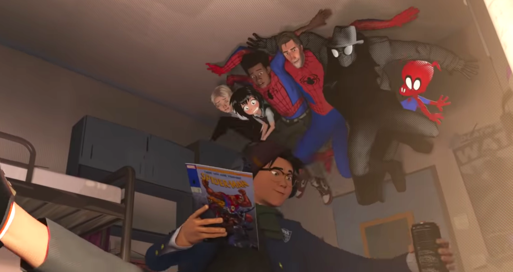 SPIDER-VERSE - Group of Spidermen