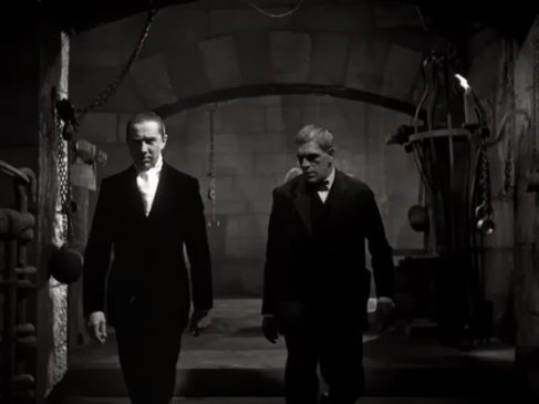 THE RAVEN - Bela Lugosi, Boris Karloff