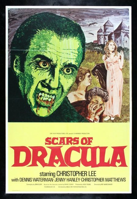 SCARS OF DRACULA poster
