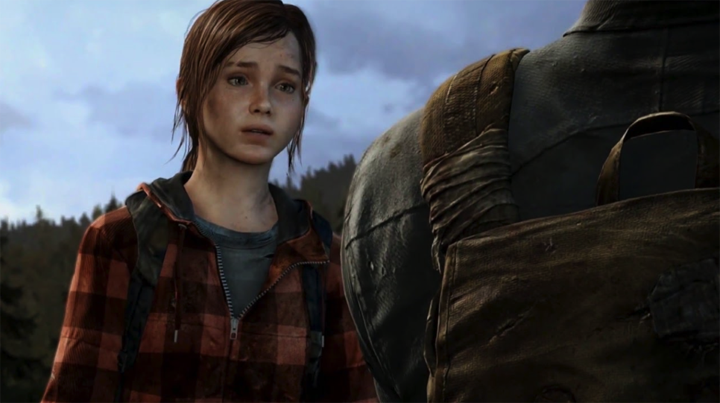 Ellie and Joel have it out in The Last Of Us (2013)