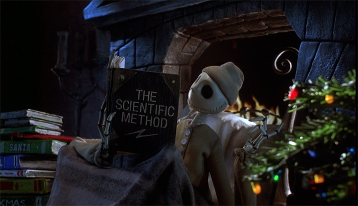 Doing research....for THE NIGHTMARE BEFORE CHRISTMAS (1993)