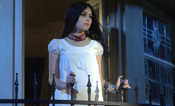 Shilo Wallace pines for a life outside her walls...and probably about to break into song in REPO! THE GENETIC OPERA (2008)