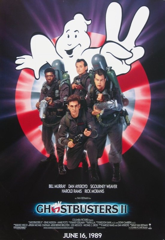 GHOSTBUSTERS II (1989) movie poster