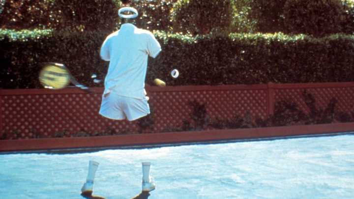 MEMOIRS OF AN INVISIBLE MAN (1992) tennis anyone