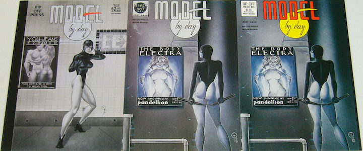 MODEL BY DAY (1993) original two issue comic book series by Kevin J Taylor