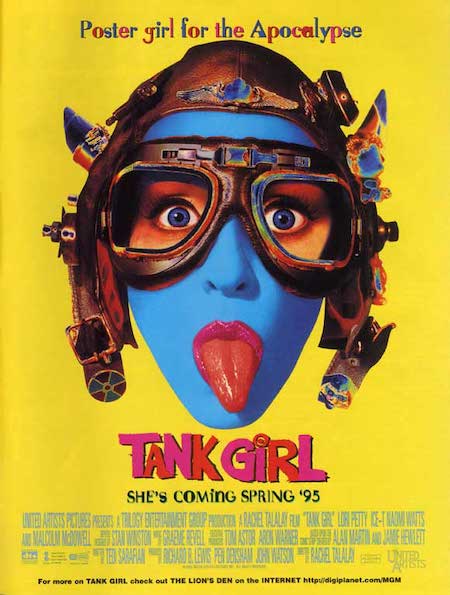 TANK GIRL (1995) movie poster