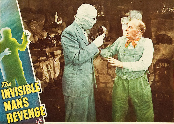 THE INVISIBLE MAN'S REVENGE (1944) lobby card