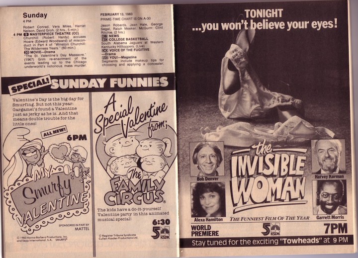 THE INVISIBLE WOMAN (1983) newspaper ad