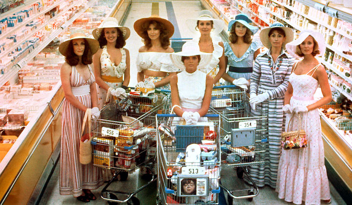 THE STEPFORD WIVES (1975) Katherine Ross and her new friends enjoy the freedom of capitalism