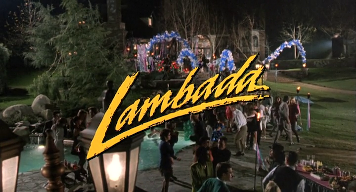 LAMBADA (1990) title screen