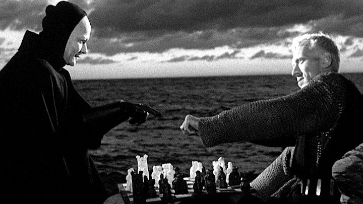 Max Von Sydow in THE SEVENTH SEAL