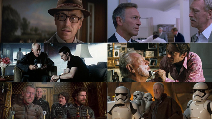 Max von Sydow in THREE DAYS OF THE CONDOR, DREAMSCAPE, MINORITY REPORT, THE DIVING BELL AND THE BUTTERFLY, DUNE, STAR WARS THE FORCE AWAKENS