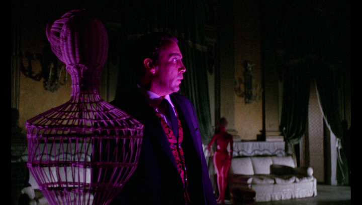 BLOOD AND BLACK LACE (1964) Like Vicki Vale Cameron Mitchell loves purple