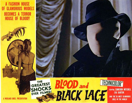 BLOOD AND BLACK LACE (1964) movie poster A