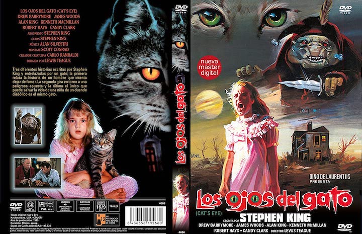 CAT'S EYE (1985) foreign DVD cover art