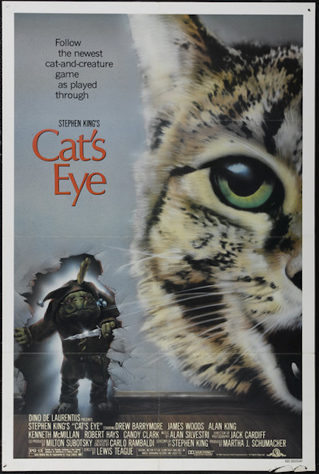 CAT'S EYE (1985) movie poster