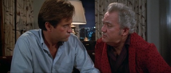 CAT'S EYE (1985) the guy from AIRPLANE! and Baron Harkonnen sit down for a bit of a chat