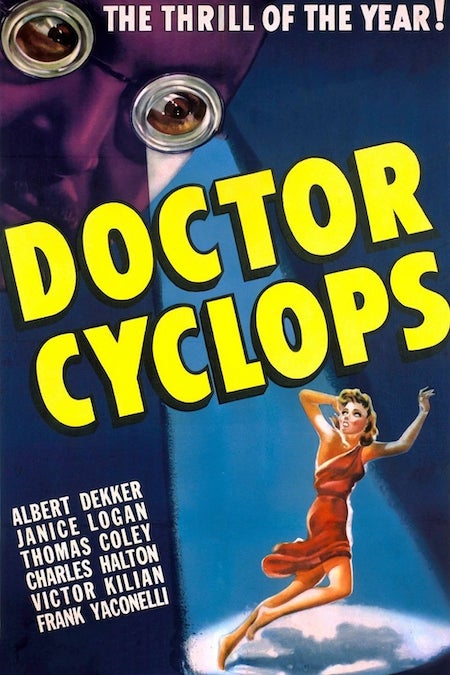 DR. CYCLOPS (1940) movie poster B