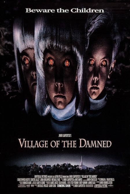 VILLAGE OF THE DAMNED (1995) poster