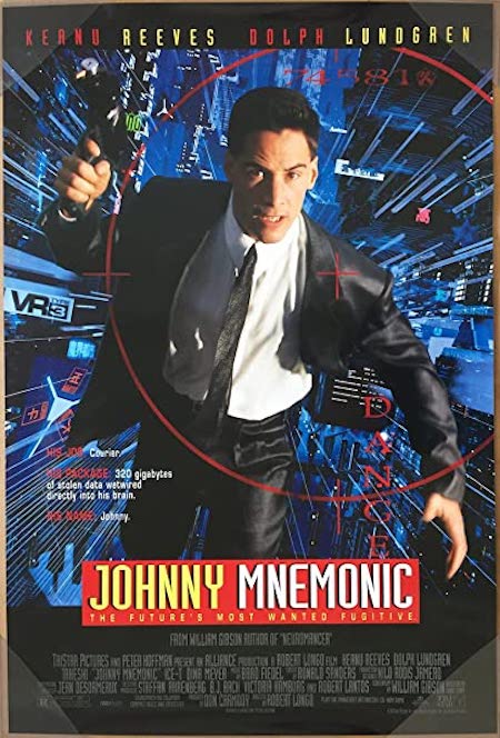 JOHNNY MNEMONIC (1995) movie poster