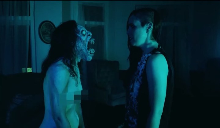 SLAUGHTERHOUSE SLUMBER PARTY (2019) demon and Erin R Ryan