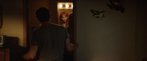 Mike (Martin Henderson) and Cindy (Christina Hendricks) discuss what to do about their family tension in Strangers: Prey at Night